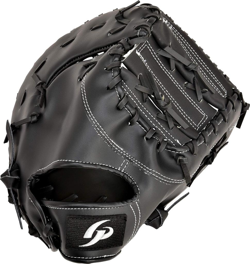 GP Baseball First Black Baseman's Mitt, Right-Handed,