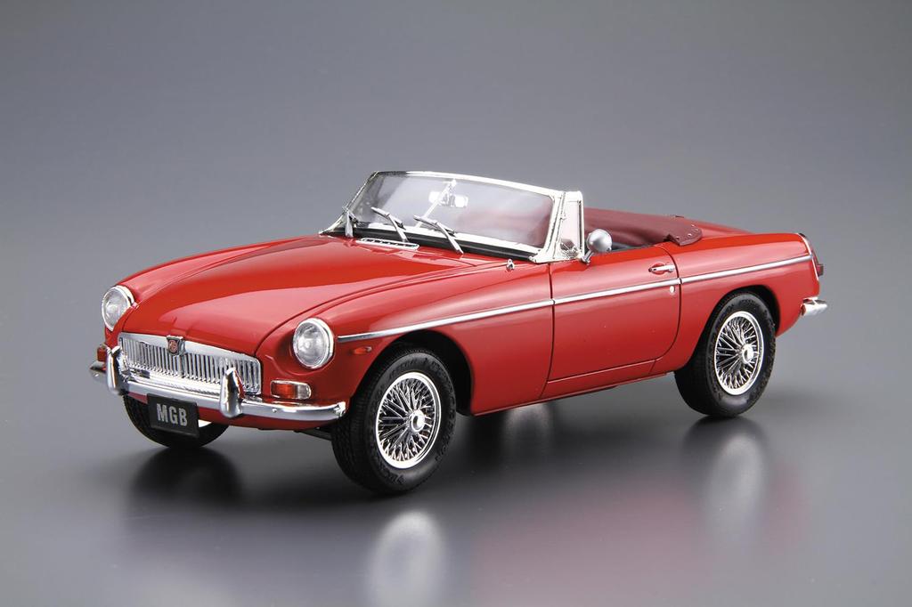 Aoshima Bunka Kyozai The Model Car 101 BLMC Plastic Model (AOSHIMA) No. 1/24 G/HM4 MG-B MK-2 '68