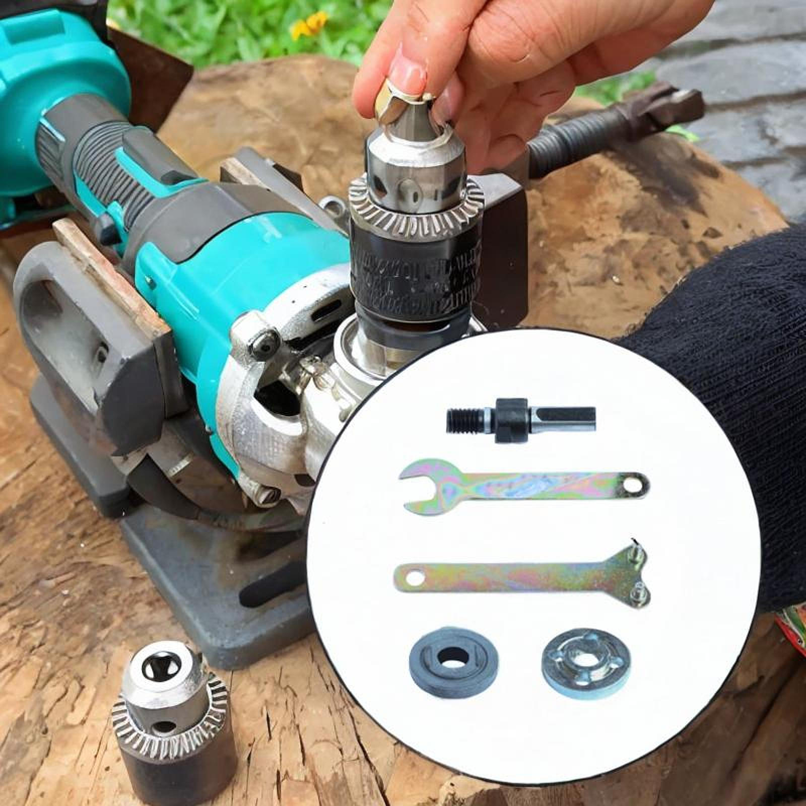 

Адаптер для угловой шлифмашины для электродрели с оправкой 10mm Shank Set