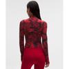 Lululemon Mondneujahr Define Cropped Jacke Nulu Mondfedern Rot Multi