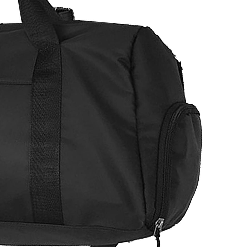 Reisetasche Schwarz Großes Fassungsvermögen Fächerdesign Wasserdichtes Oxford-Gewebe Sport-Gymnastiktasche für Täglich