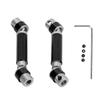 2PCS Front Rear Center Drive Shaft Aluminum Alloy Wear Resistant Rustproof Transmission Shaft for