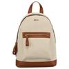 Large, Urban Women's Backpack In Beige-brown Color with an Outer Pocket - Peterson