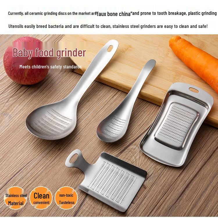 Stainless Steel Manual Ginger and Garlic Grater