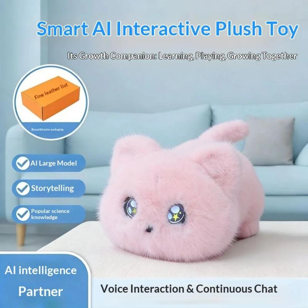 Juguete de Peluche Parlante Inteligente con IA en Stock Muñeco de Peluche Lindo Compañero de Escritorio Interactivo Animal de Peluche Suave Regalo de Mejor Amigo