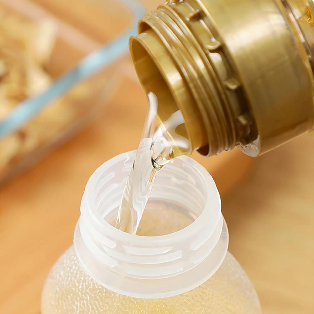 Condiment Squeeze Bottle Refillable Multi-functional Lightweight PP Condiment Squeeze Bottle for Baking 300ML 500ML