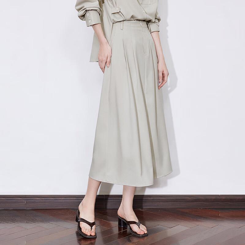 Chuyu 2025 Light Workwear Waist-Cinched Shirt & Skirt Set