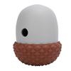 Dog Food Dispensing Ball Toy Acorn Shaped Interactive Slow Feeding Reduce Picky Eating Silicone Dog Feeder Dispensing