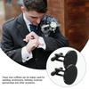 Stainless Steel Cuff Links Suit Cufflinks for Decoration 5Pairs Round Shape