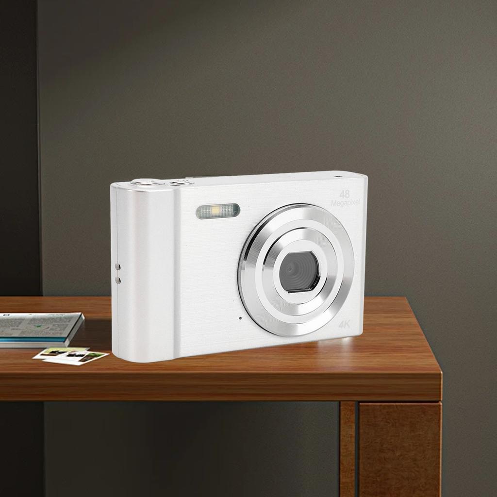 4K Digital Camera for Teens Kids 48MP 1080P HD 2.4 Inch   Screen 16X Digital Zoom   Compact Camera for Photography Travel  