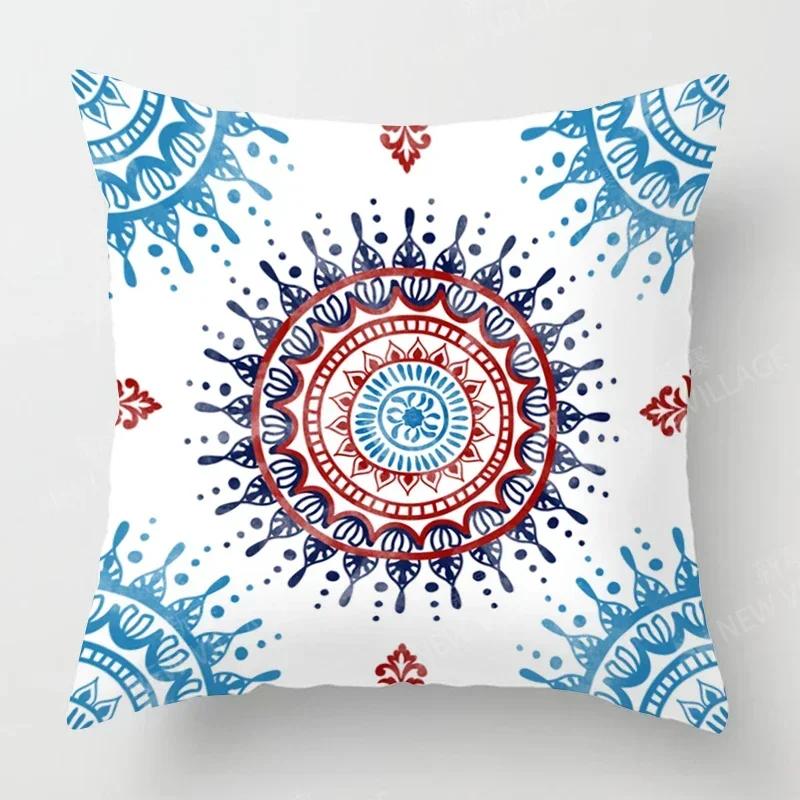 Fall Home Decor Autumn Living Room Throw Pillow Cover Sofa Boho Cushion Cover   Mandala