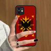 Albania Albanians Flag Phone Case For IPhone 16e 16 15 14 13 12 11 Pro Max X XS Max Plus Matte Clear