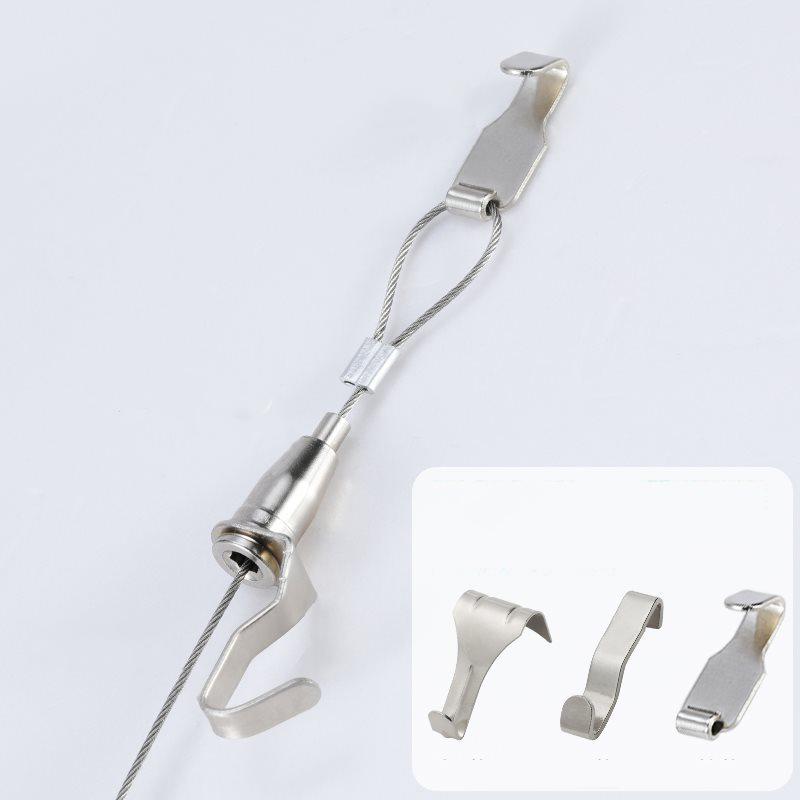 3Pcs S-Shaped Hooks, Various Styles Of Art Painting Exhibition Rail Hooks, Suitable For Gallery Image Hanging Systems