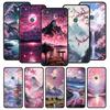 Pink Sunset Mountain Phone Case Cover for Google Pixel 10 9 8 7 6 9A 8A 7A 6A Pro Shockproof Soft TPU 10 Pro XL Shell Fundas Bag