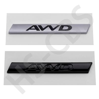 1pcs 3D ABS AWD Car Rear Trunk Badge Side Fender Logo Emblem Decal Car Stickers For Jaguar XE XJL F-PACE Car Styling Accessories