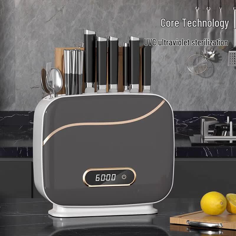 Integrated Knife, Chopstick & Cutting Board Sterilizer Dryer