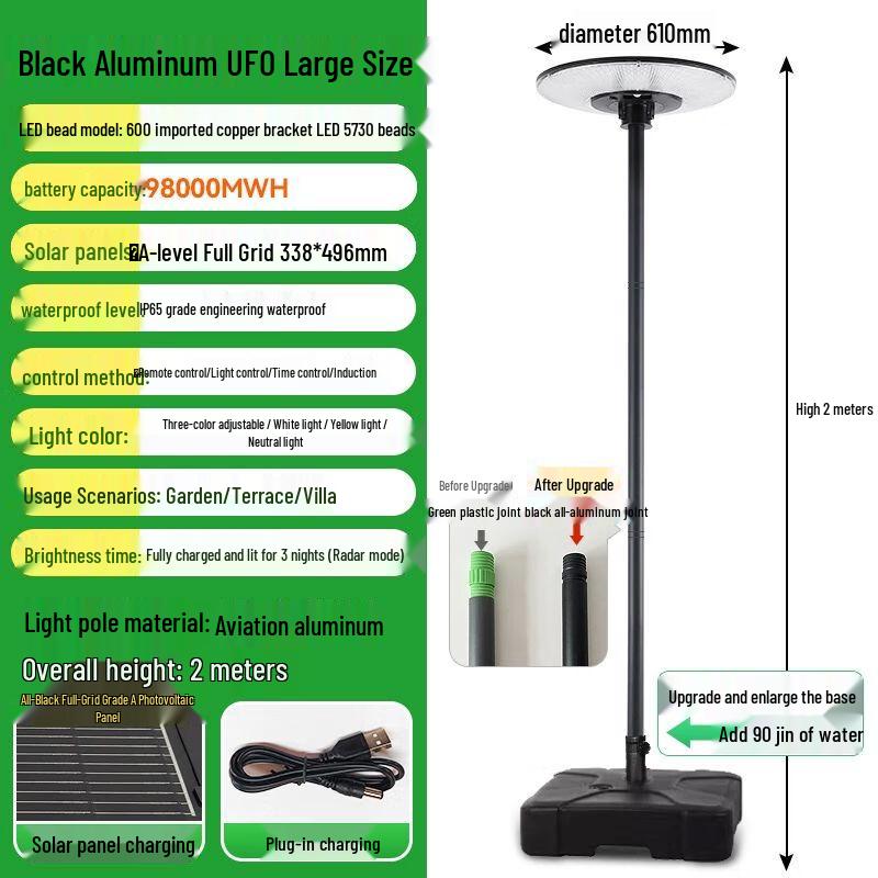 Mì Xuān Portable Solar Garden Sensor Light