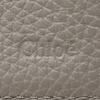 Chloe Alphabet Mini CHC21WP946F57 053 Tri-fold Wallet, Gray, Women's, [Used]