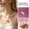 Humorous Jewelry Gift Funny Banana Pendant Necklace, Resin Hand-Sculpted Cute Personalized for Friends Lifelike Fruit Necklace Jewelry, Creative