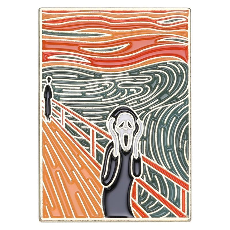 Set de Broches de Pintura al Óleo