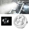 Universal Vintage Round Motorcycle LED Headlight Lamp Modification Accessory (Electroplating)