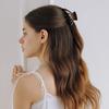 HMS007 Open Fan Hairclip (Brown, Black)