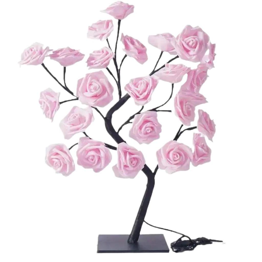 LED Rose Flower Room Decoration Night Light: Modern Home Atmosphere Ornament