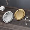 Elegante Retro Serveerschalen Goud/Zilver 2 Maten Opbergschaal Hofstijl Ovaal Bord Woondecoratie