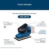 Bosch GSS18V-18 Heavy Duty Orbital Sander (Bare Tool) CN plug (adapter included)
