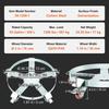55 Gallon Heavy Duty Drum Dolly, 1250lbs Load Capacity, Barrel Dolly Cart Drum Caddy, Non Tipping Hand Truck Capacity Dollies with Steel Frame 5