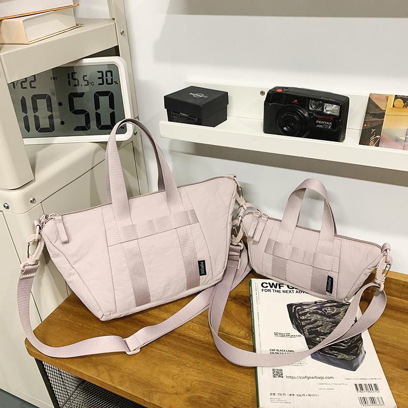 

Новая повседневная и легкая фитнес-сумка, простая и модная женская сумка-мессенджер на плечо, дорожная сумка большой вместимости Small розовый