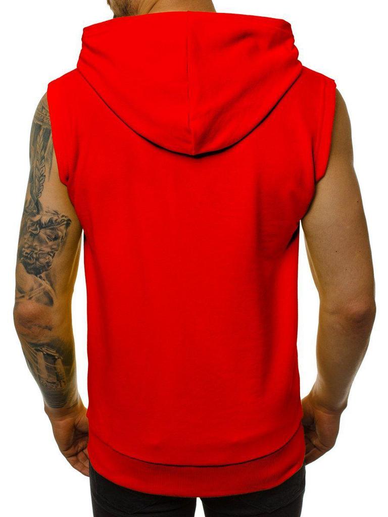Giacca Cardigan Estiva Sottile da Uomo Senza Maniche con Cappuccio