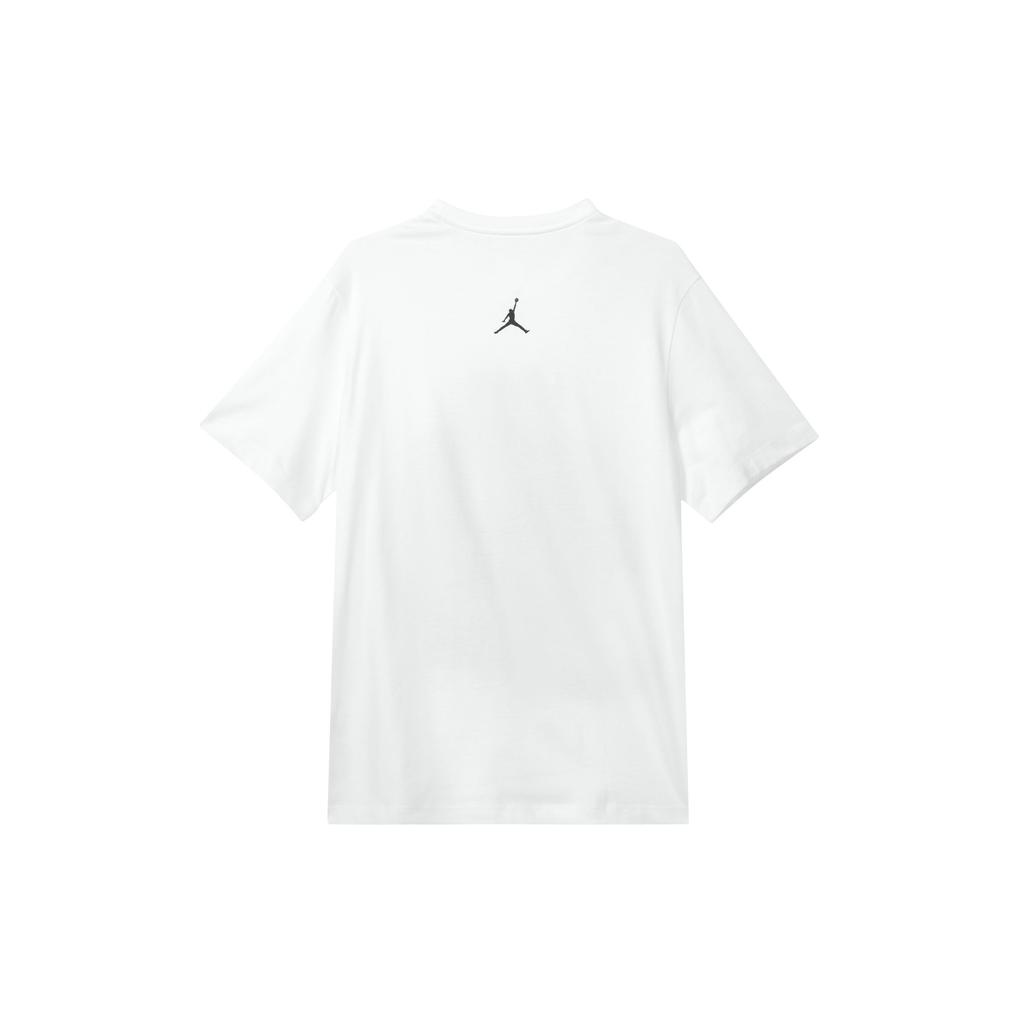 Jordan American Vintage Letter Print Pattern Round Neck Casual Short Sleeve T-Shirt Men Tops White FN6017-100