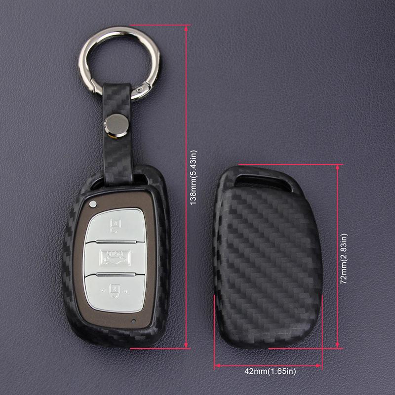 Key Case for Hyundai: Compatible with Elantra, Mistra, Ix25, Tucson, Reina, Sonata