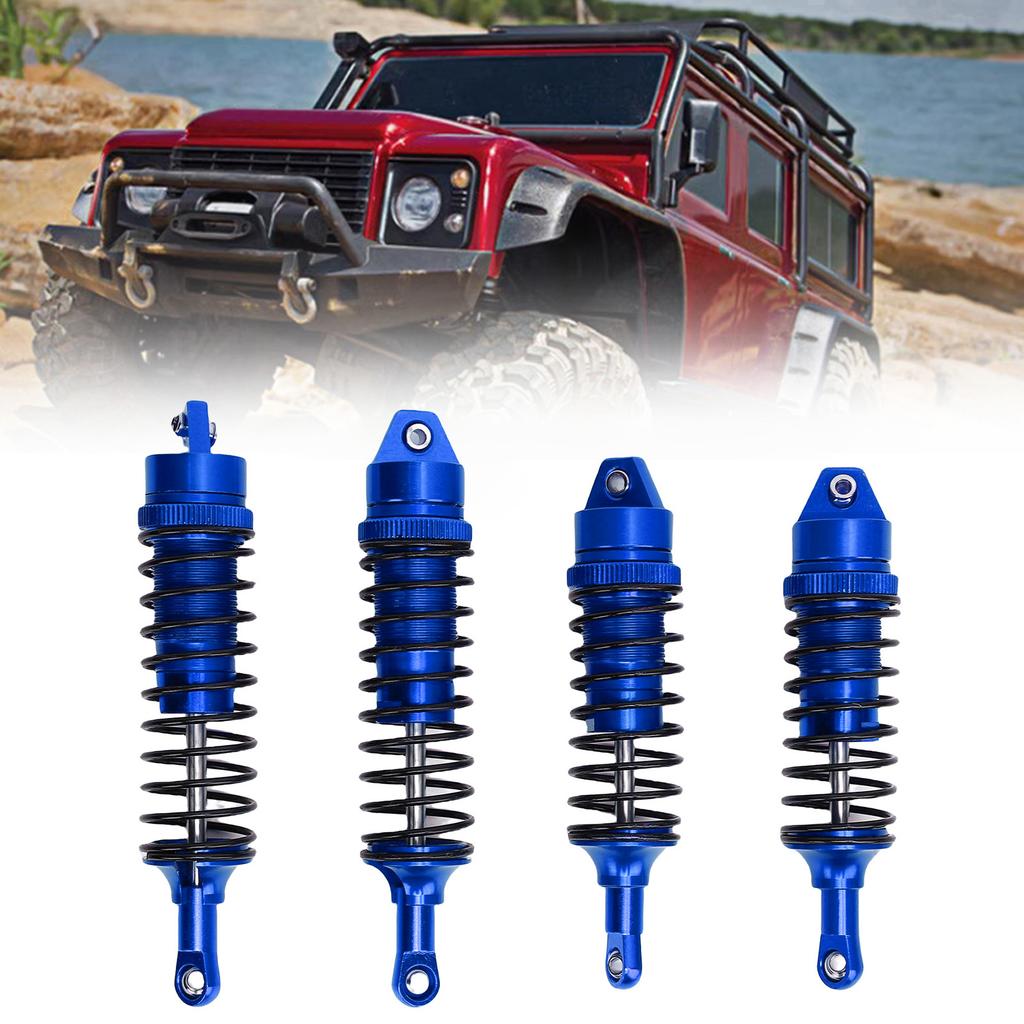 RC   Set Aluminum Alloy Front Rear Oil Filled   Damper Replacement for Slash 4x4 1Celsius10 RC Crawler Car