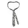 Zebra Leopard Print LOVE Poker 5cm Tie with Unisex Shirt - Versatile, Customizable 