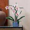 Set di Costruzioni Floreali Orchidee, Set Decorativo da Assemblare Fai da Te, Regalo di Natale per Fidanzata e Moglie