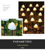 Solar LED Mushroom Garden Lights - Outdoor Lawn and Courtyard Decoration with Flashing Color Strings