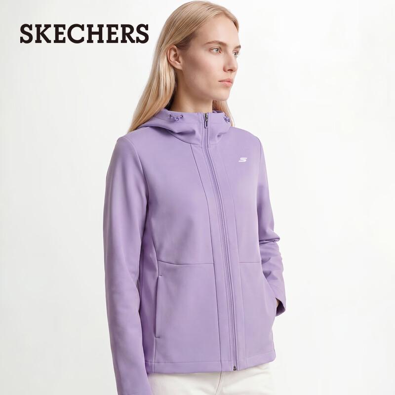 Skechers Women's Autumn Hooded Casual Windbreaker