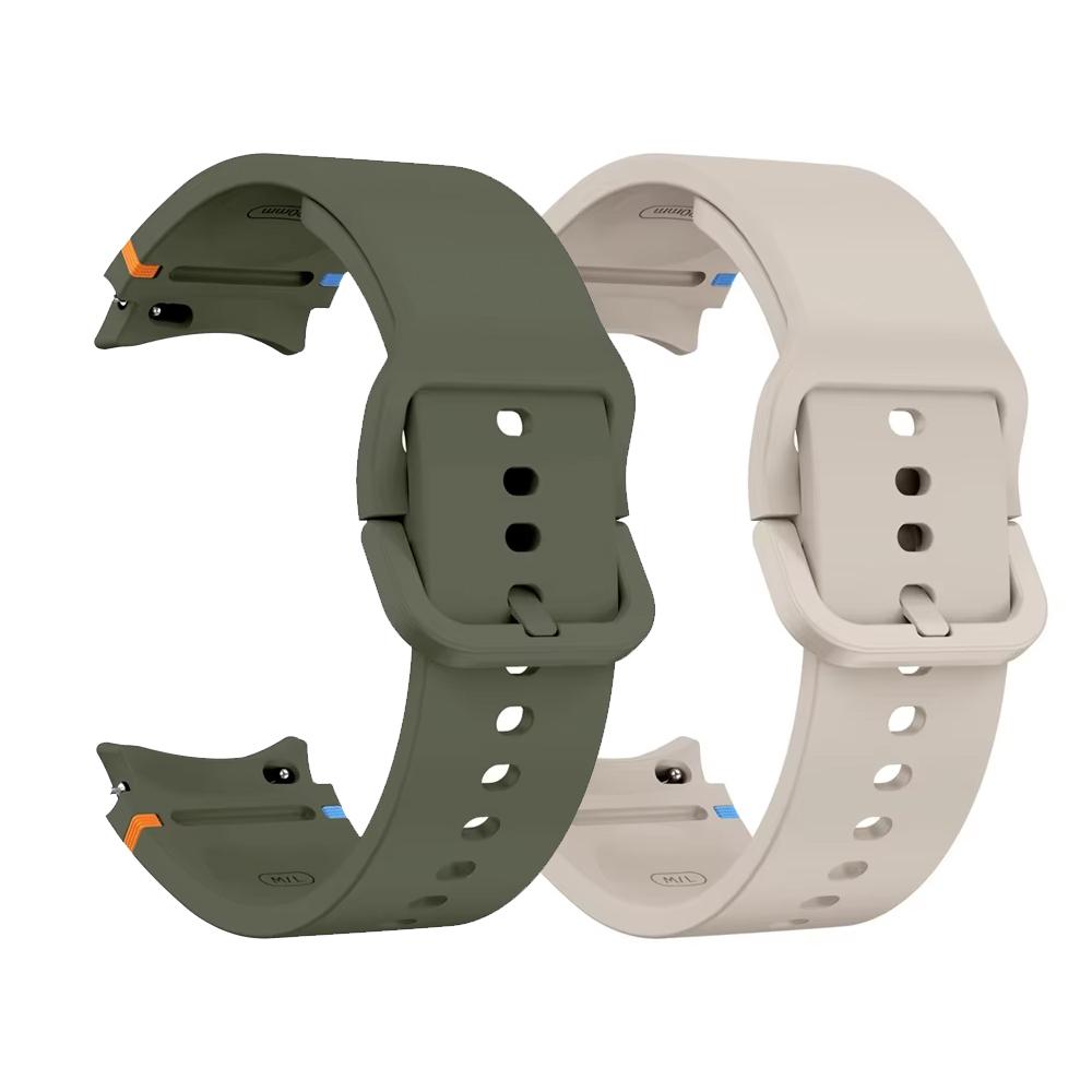 2 Pack Straps for Samsung Galaxy Watch 7 44mm 40mm FE/4/6 Classic/5 Pro Wristband Blet Sport Bracelet correa Galaxy Watch 7 Band