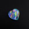 Lab Created Opal Heart 5.65 Ct Beautiful Certified Loose Gemstone