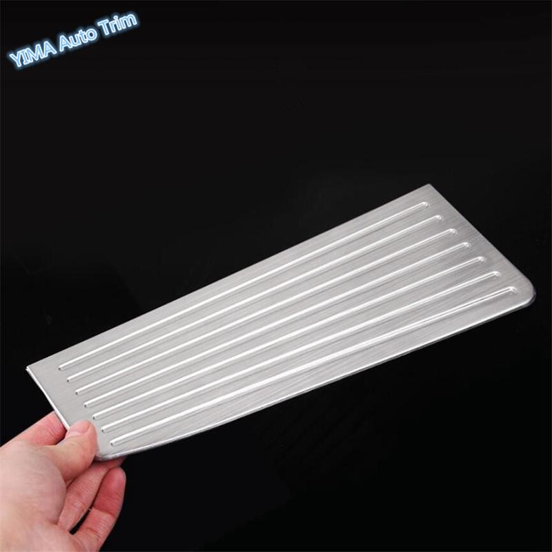 Stainless Steel Auto Styling Left Foot Rest Pedal Non-Slip Pad Frame Cover Trim For Volvo XC60 2018 - 2026 Interior Accessories