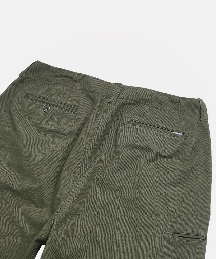 ESPIONAGE Wide Officer Pants Gray Olive