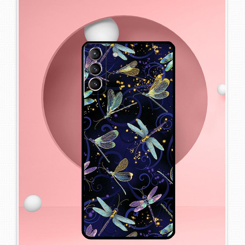 Dragonfly Case For Samsung Galaxy S25 Ultra S25 FE S20 S21 S22 S23 Plus S9 S10 S24 Ultra Cover Funda