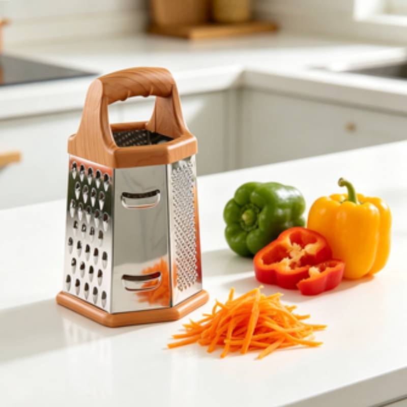 Modern Minimalist Multifunction Vegetable Grater With Six Sides For Kitchen Prep