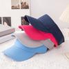 Summer Sun Hat, Adjustable Rear Elastic Band Outdoor Sports Hat, Hollow-Top Curved Brim Hat for Running Hiking