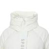 Women's Winter Regular Duck Down 600 Fill Power White Hooded down Jacket, JM4618, Size L