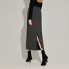 Tatu Autumn/Winter Back Slit Straight Mid-length Skirt