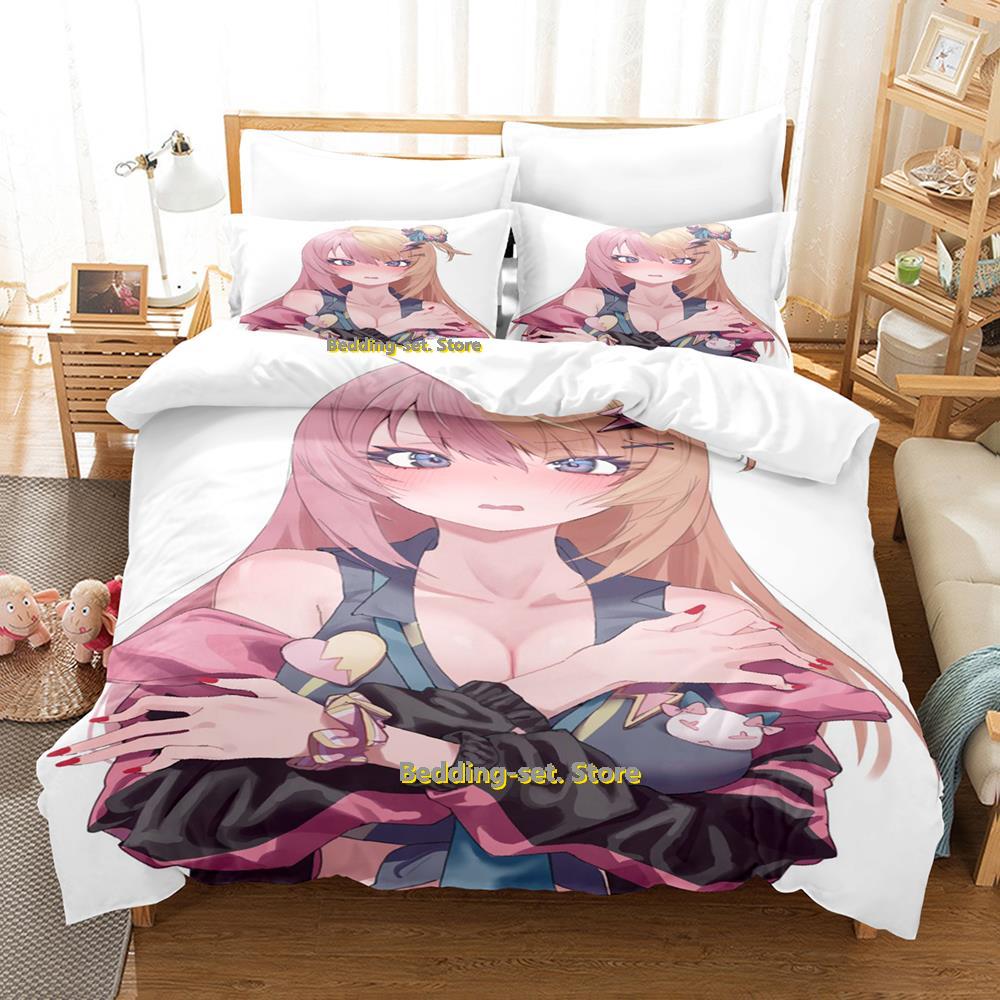 Kotoko Torahime Bedding Set Single Twin Full Queen King Size Bed Set Adult Kid Bedroom Duvetcover Sets Anime Parure De Lit Bed