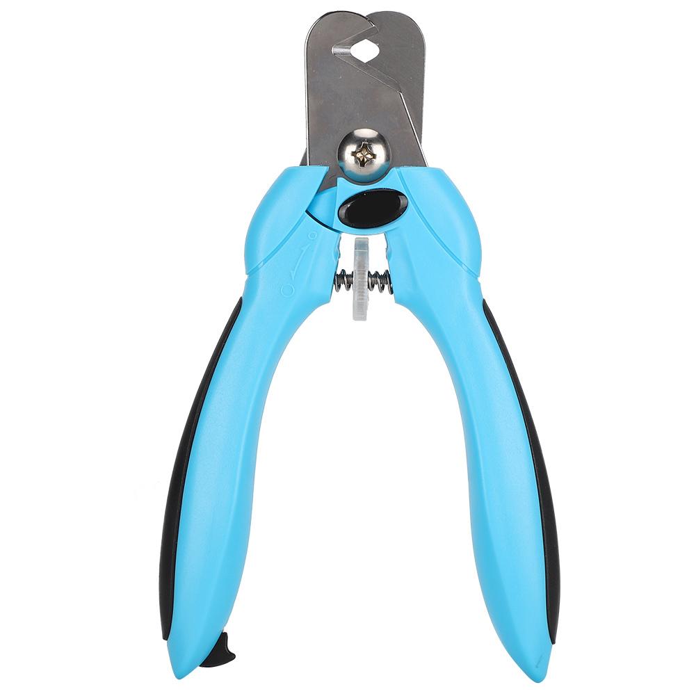 Haustier Hund Katze Universal Verstellbare Nagelschere Knipser Zubehör mit Komfortablem Griffblau